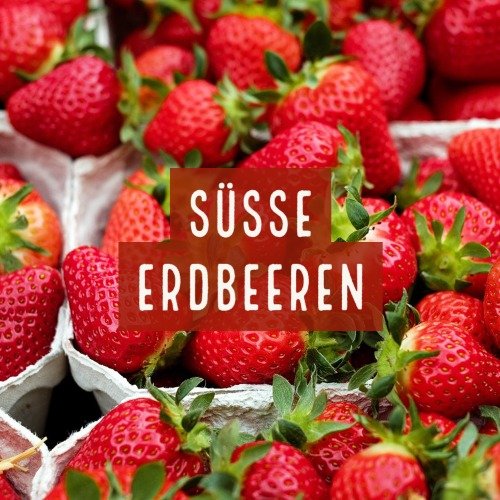 Süße Erdbeeren
