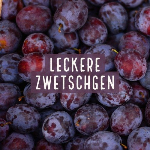 Leckere Zwetschgen